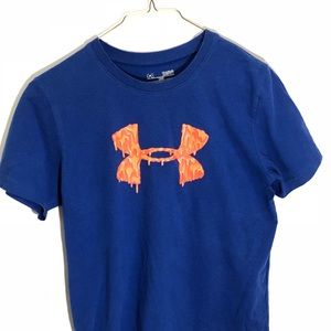Under Armour Boy Cotton Tshirt Blue